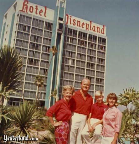 Jack Wrather, Jr. and his family at the Disneyland Hotel