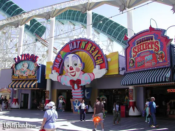 Paradise Pier shopping at Disney's California Adventure
