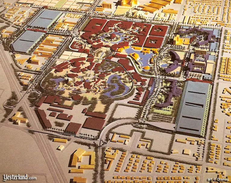 The Disneyland Resort, as envisioned in 1991